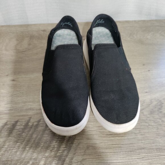 OluKai‎ Ki'hele Slip On Sneaker - Black  Woman's Size 8 - Picture 1 of 10